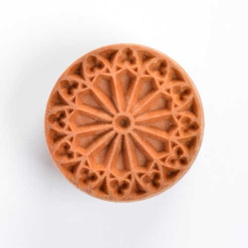 Large Round Stamp 044-Rose Window 3