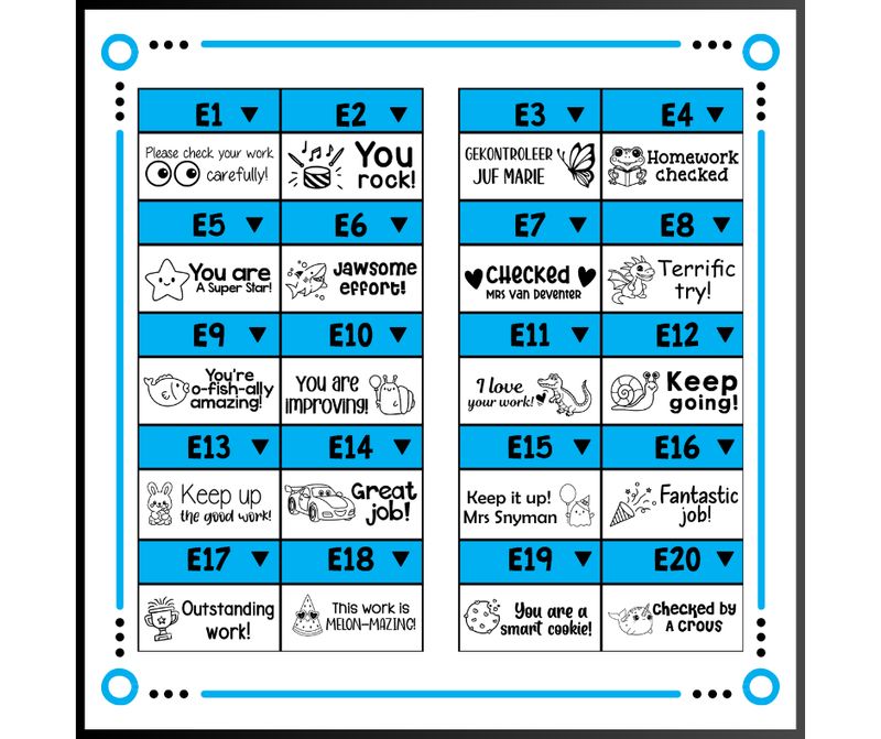 Rectangular Stamp (38x14mm)