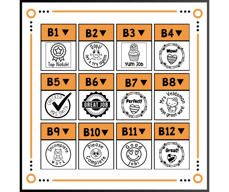 Round/Square Stamp (20x20mm)