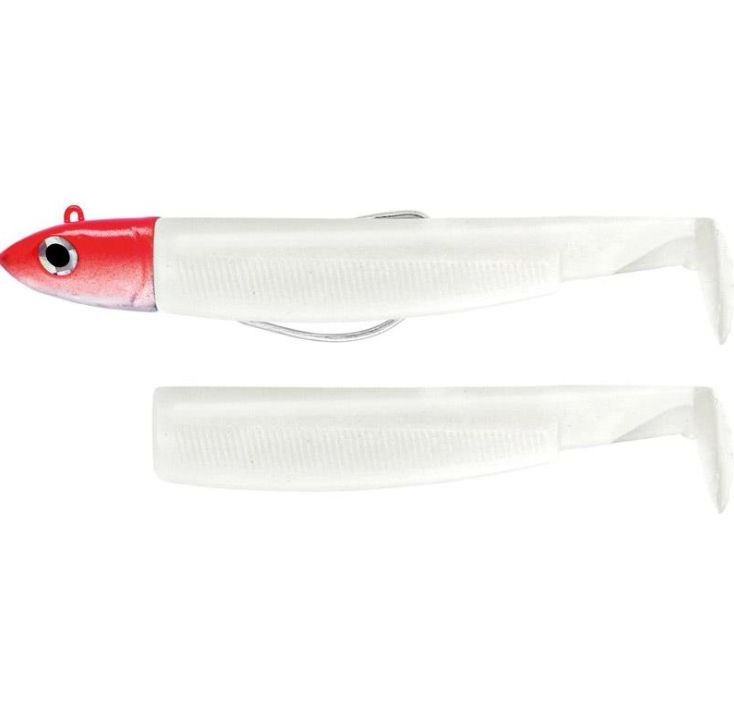 FIISH BLACK MINNOW N°3, 25gr, 120mm, color white/red