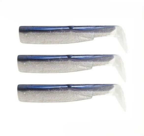 FIISH BLACK MINNOW N°2.5 BODY X3, 105mm, color electric blue FIISH BLACK MINNOW N°2.5 BODY X3, 105mm, color electric blue