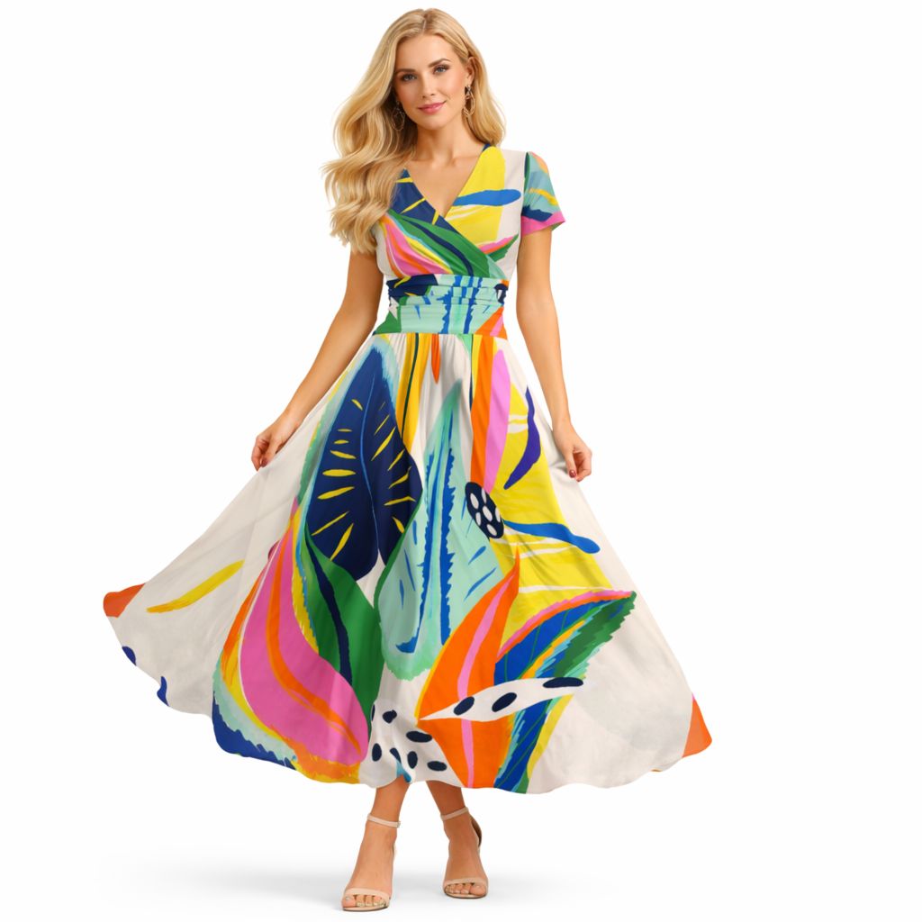 MidiMax Glamour Flow Dress