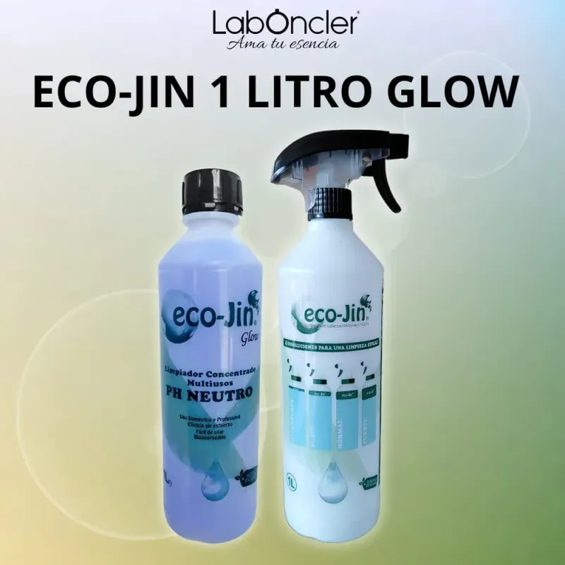 Eco-Jin Glow PH Neutro 1 Litro + Difusor Espumante