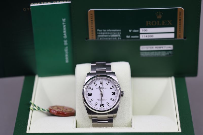 Rolex Air-King Weiß - 2013