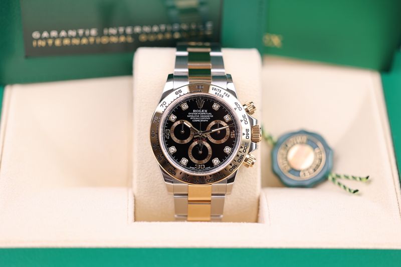 Rolex Daytona Bicolor Schwarz Diamond Dial - 2022