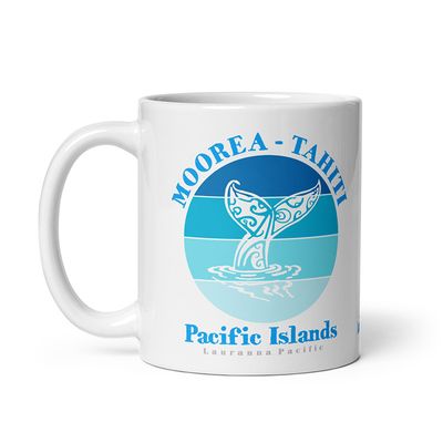 Moorea Tahiti Whale Tail Mug à Café