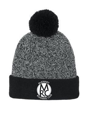 MRC E - Vera V-Neck T-Shirt - Halftime Heather Pom Beanie