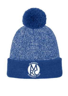 MRC E - Vera V-Neck T-Shirt - Halftime Heather Pom Beanie