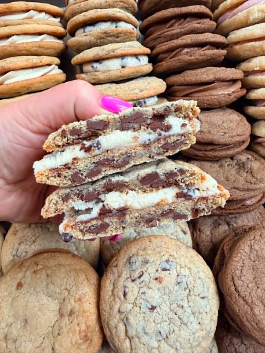 Chubby Chip Sandwich Cookie Recipe
