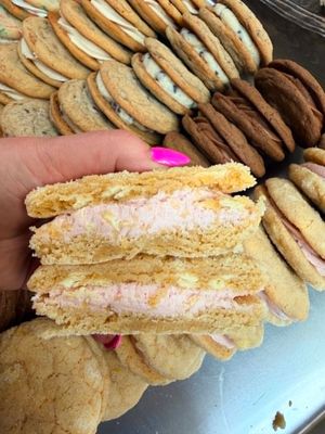 Lemon Raspberry Sandwich Cookie Recipe