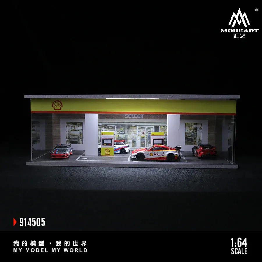 MoreArt 1:64 Shell Petrol Station MO914505