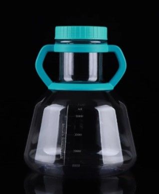 NEST 5 Liter PC Erlenmeyer Flasks, Seal Cap, Sterile, 1/pk, 4/cs, (787001), NSTF90159