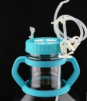 5L PC High Efficient Erlenmeyer Flasks, Flat Base, Pre-assembled with Tube System, Sterile, 1/pk, 4/cs (old#787081), C10442-AKA060A