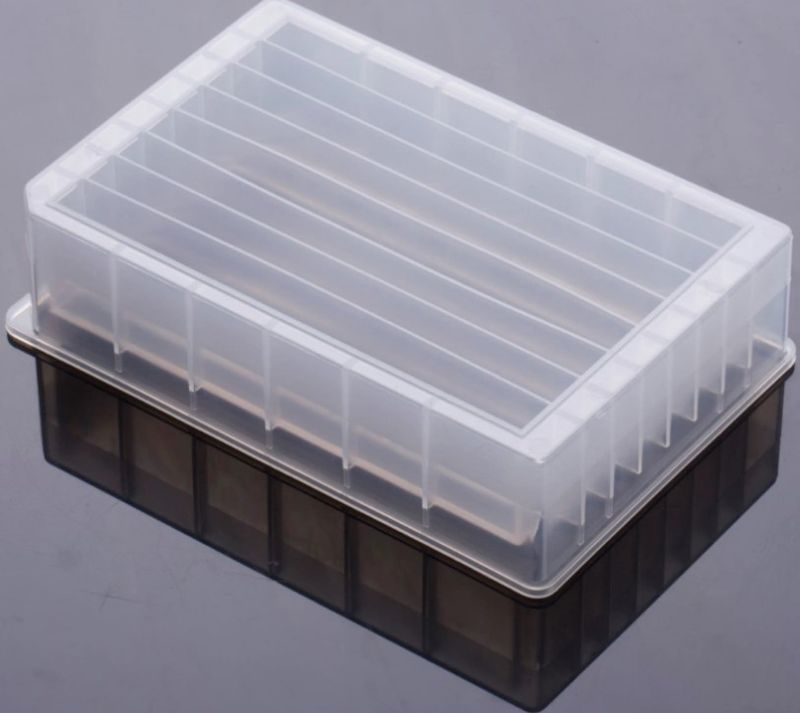 Nest Reservoir, multi well, 8 channel troughs, high profile (22ml, No Cap), Sterile, 10/pk, 50/cs (360161)