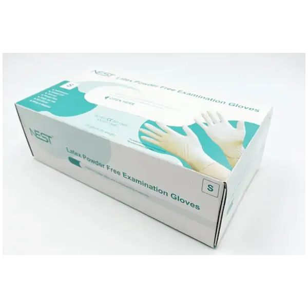 Nest Latex Gloves with Oats Extractions, Powder Free, a patented coating recognized by the FDA as a skin protectant, M, 100/pk, 1000/cs (904021) Nest Latex Gloves with Oats Extractions, Powder Free, a patented coating recognized by the FDA as a skin protectant, M, 100/pk, 1000/cs (904021)