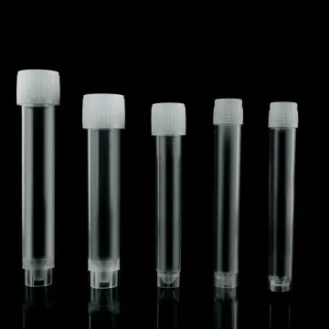 Nest 10 mL Sterile Disposable Sampler Shorter Tubes, Sterile Caps separated, 200 tubes/bag, 200 caps/bag, 1000 tubes+1000 caps/cs (625017)