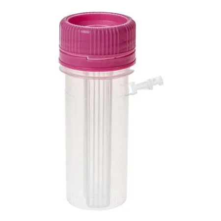 Locking Slide Mailer, PP, 35 x 87mm, Magenta Tamper-Evident Screw Cap with Tab Lock, 95kPa Tested, 500/Case