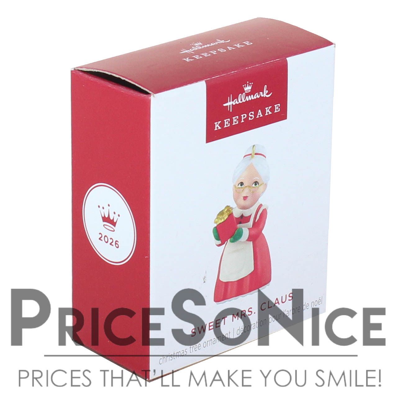 Hallmark Keepsake 2026 Mini Sweet Mrs. Claus Ornament, 1.5"