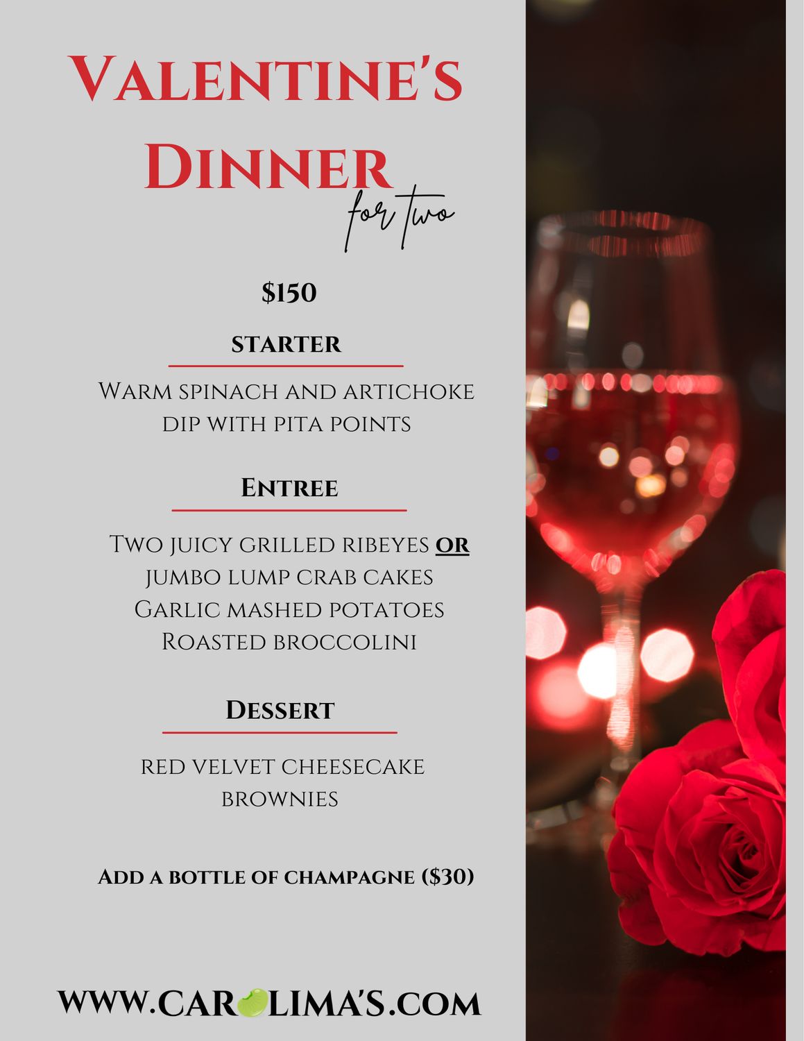 Valentine's Dinner for Two