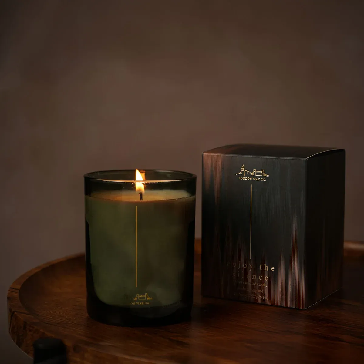 The London Wax Company Enjoy The Silence Boxed Candle 227g The London Wax Company Enjoy The Silence Boxed Candle 227g