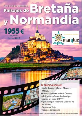 Paisajes de Bretaña y Normandía