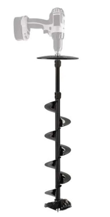 StrikeMaster Lazer 200 mm ice auger with drill adapter
