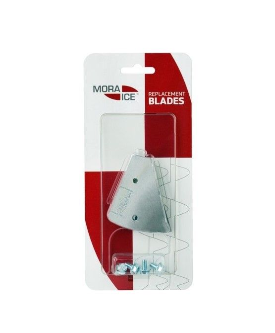Mora Ice auger blades 130 mm – durable steel blades with mounting screws for smooth and efficient ice drilling.