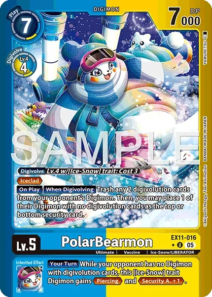 EX11-016 PolarBearmon, Limited Uncommon