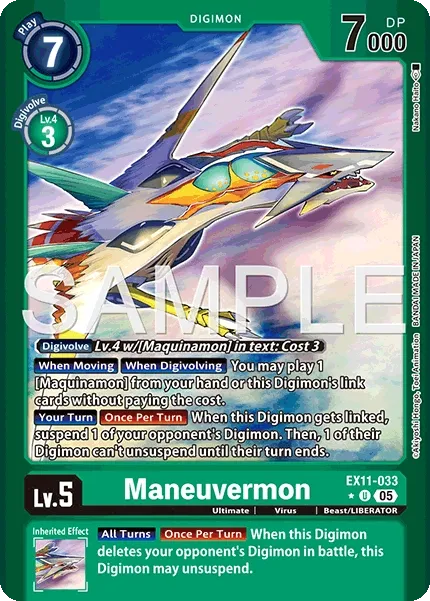 EX11-033 Maneuvermon, Limited Uncommon
