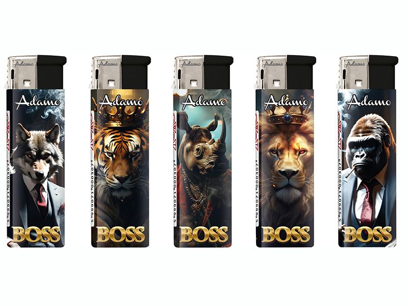 Wegwerpaansteker Animal King (5stuks)