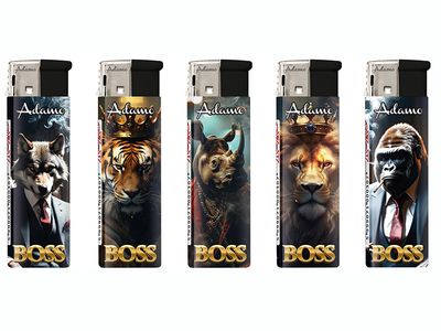 Wegwerpaansteker Animal King (5stuks)