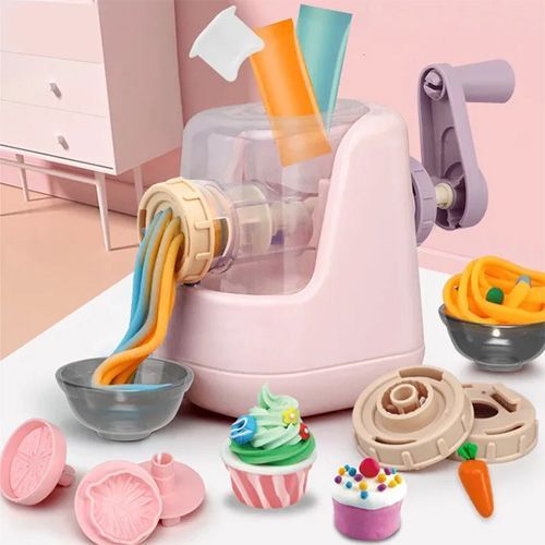 Machine a gateau Cup Cake Plasticine avec accessoires Argile pâte à modeler enfants jouets Slime coloré boue créative enfants fabricant de pâtes