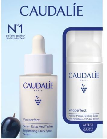 Caudalie Vinoperfect Cofanetto Siero Anti-Macchie e Mousse Micro-Peeling Caudalie Vinoperfect Cofanetto Siero Anti-Macchie e Mousse Micro-Peeling