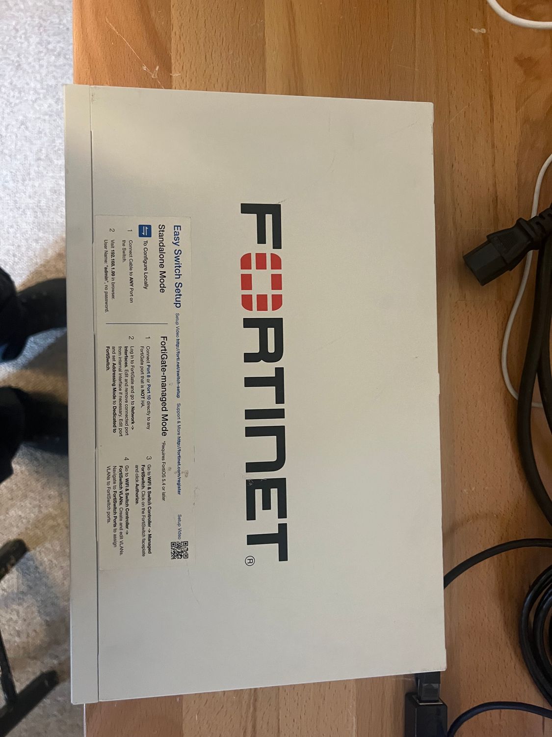 Fortinet FortiSwitch 108E POE  Used 