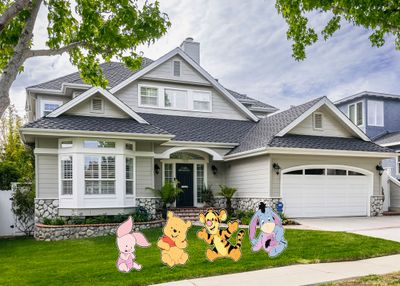 Baby Winnie the Pooh Yard Signs