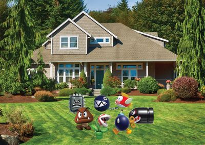 Super Mario Brothers Additional Game Characters Yard Signs