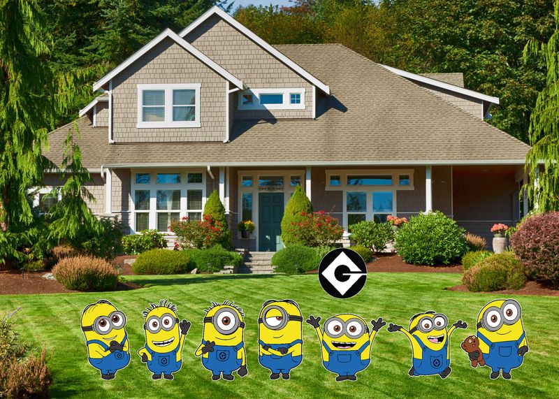 Minions Yard Signs