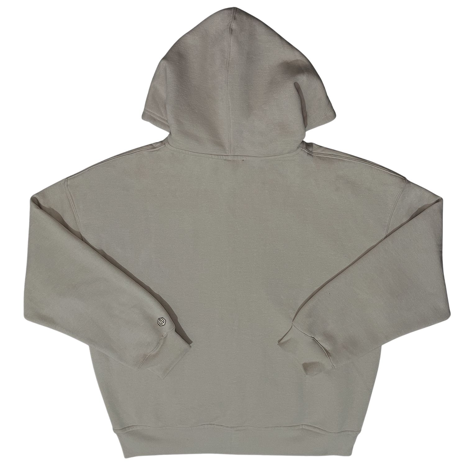 MOLETOM BOXY ZÍPER JOHN ROGER BORDADO - ARGILA