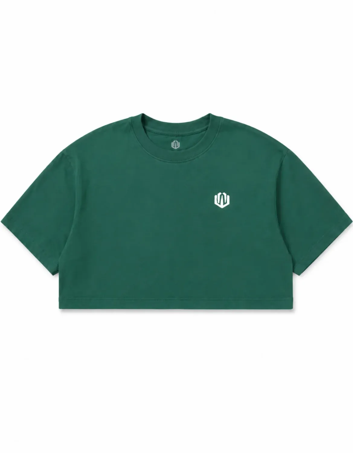 CROPPED OVERSIZED BASIC LIGHT JOHN ROGER LEAF - FLORESTA