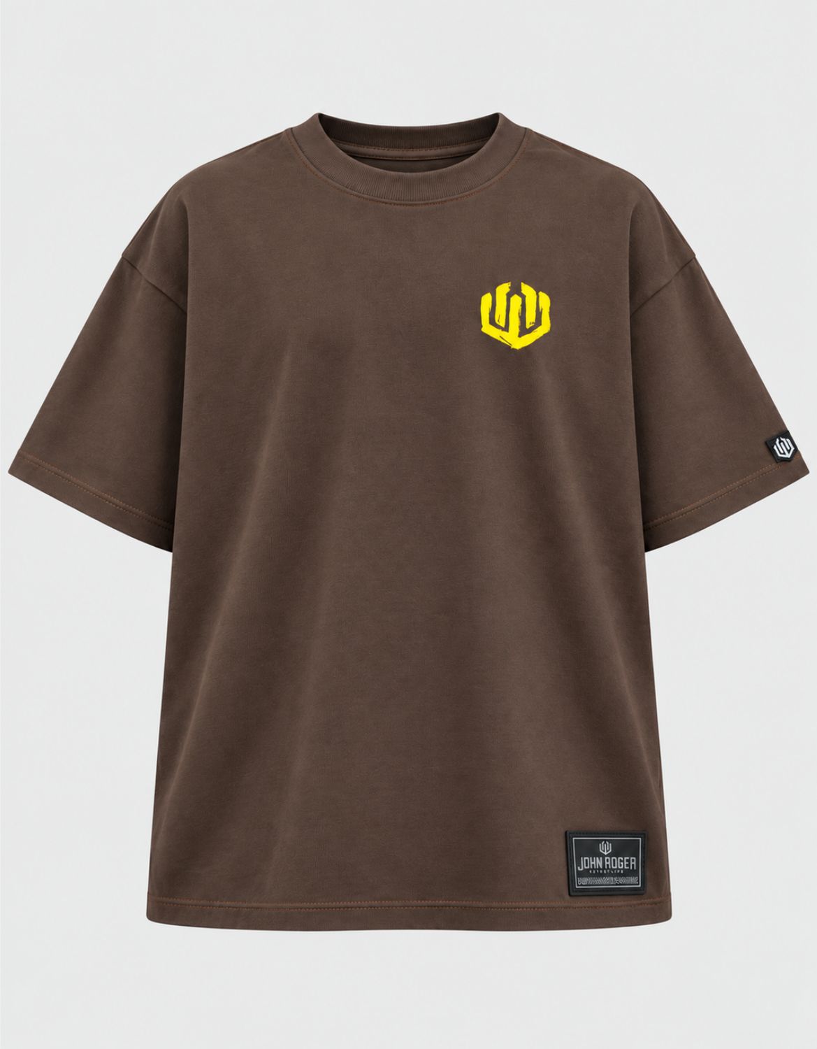 CAMISETA MALHÃO OVERSIZED JR BRUSHED - MARROM