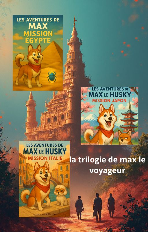 La trilogie de Max le Husky en Egypte.