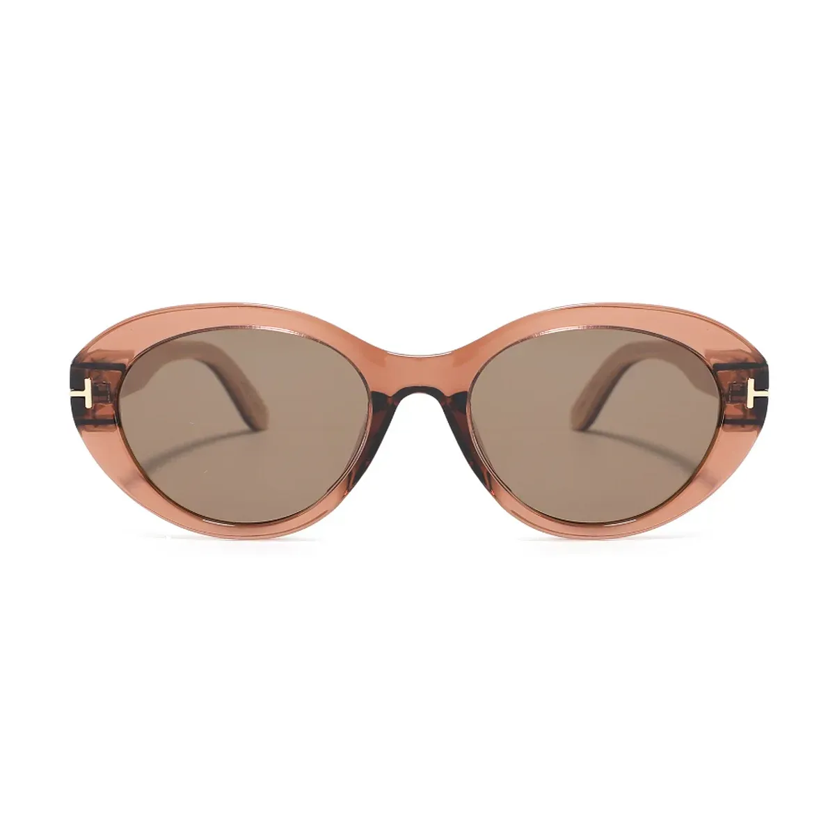 BAM Pambula Rose Polarised Bamboo Sunglasses BAM Pambula Rose polarised sunglasses with translucent rose oval frame