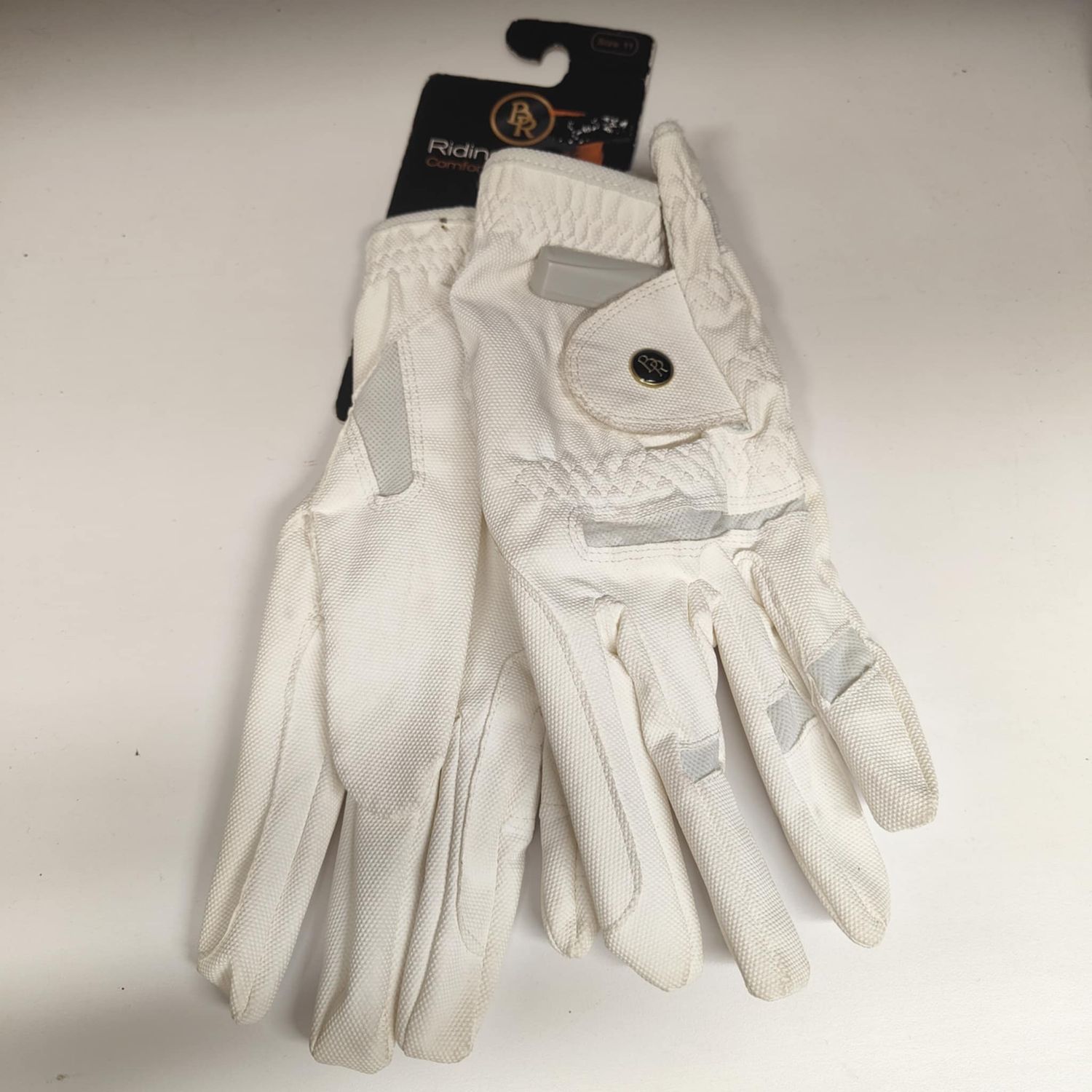 BR competition rijhandschoen wit