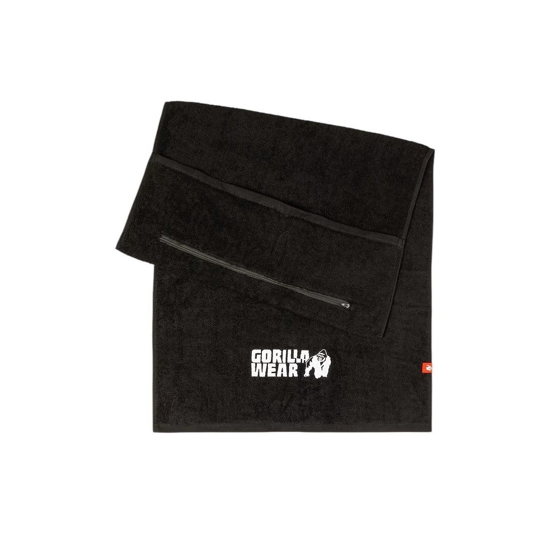 Полотенце "Zip Pocket Gym Towe", 50*100cm, Black, GorillaWear