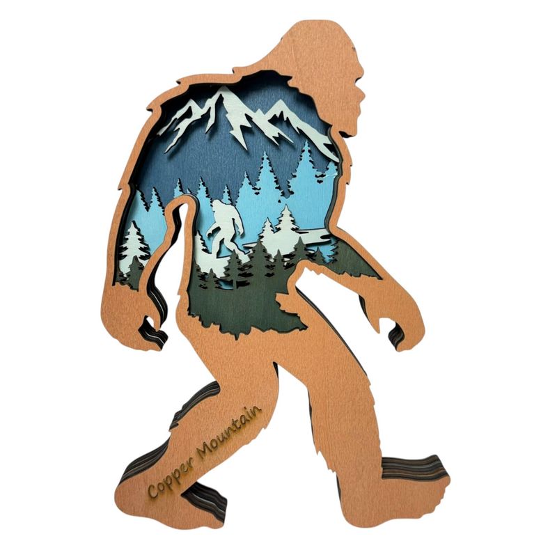 Blue Bigfoot Shelf Sitter