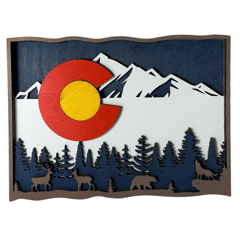 Colorado Flag Shelf Sitter