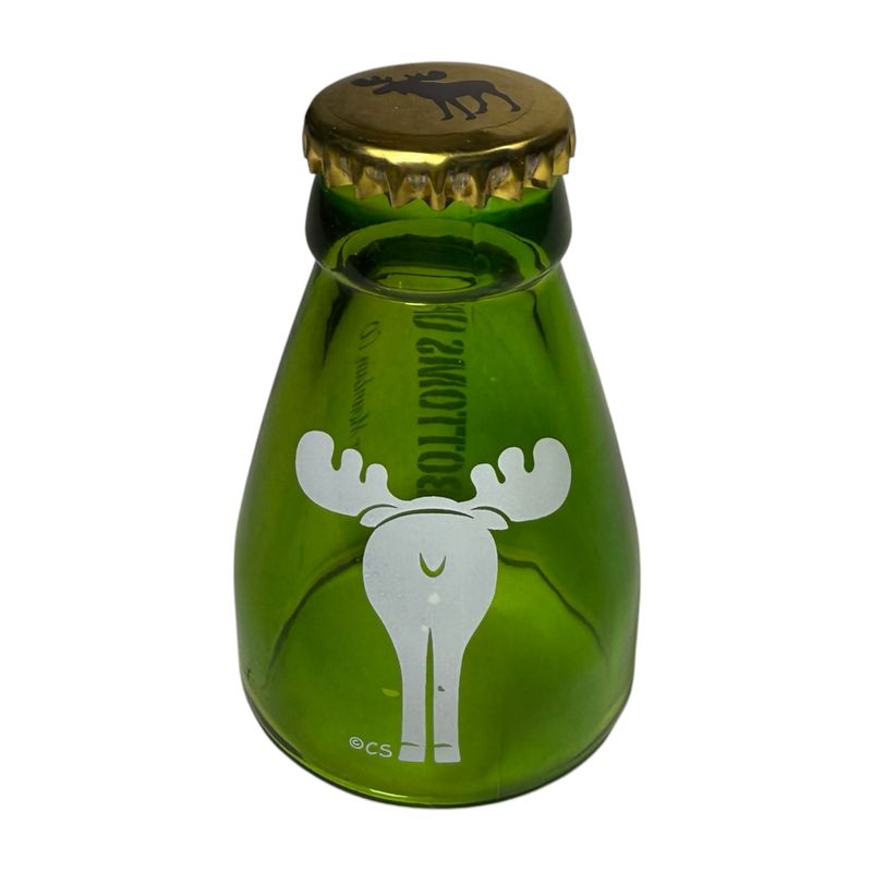 Beer Bottle Bottoms Up Moose Shot