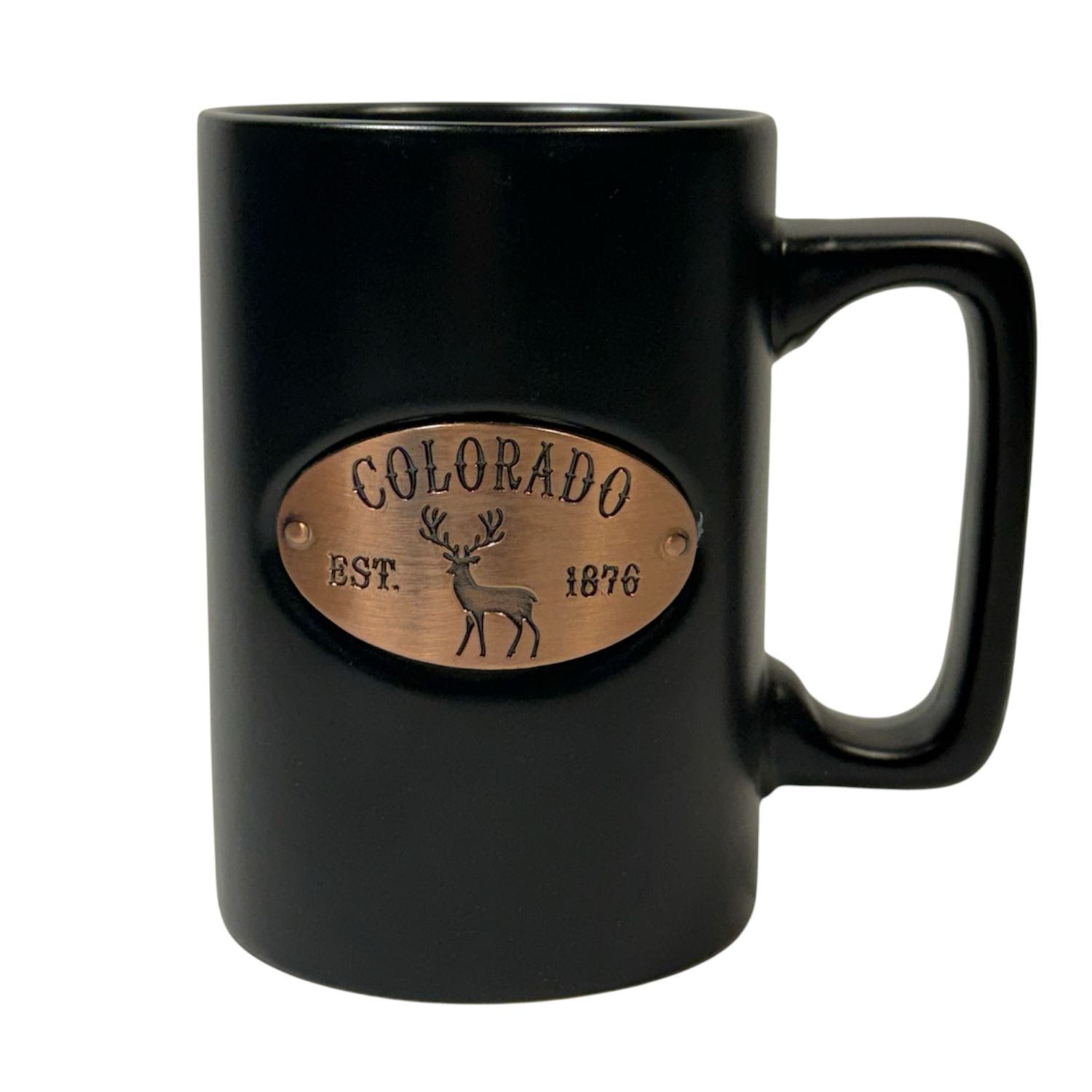 Black Copper Emblem Mug