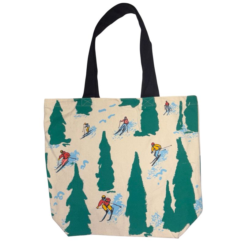 Skiing The Glades Shopper Tote