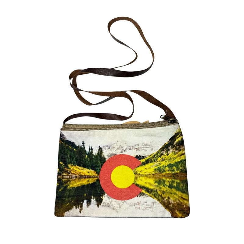 Mtn Valley Flag Crossbody Bag